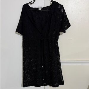 Dotti Black Lace Mini Dress